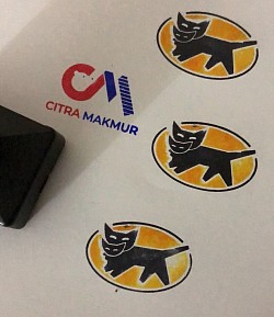 Stempel dengan 2 warna